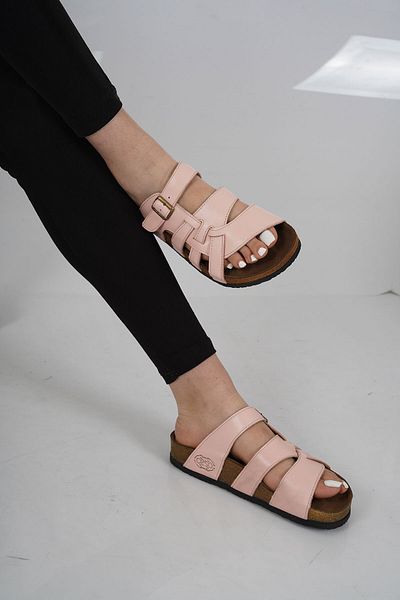 Osso Genuine Leather Women's Flat Slippers211124604