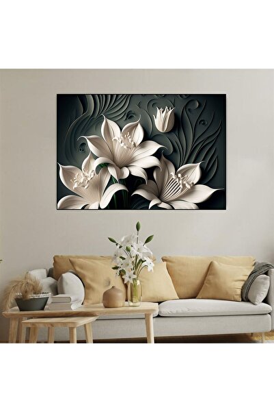 TRADE AYS Lima Desenli Dekoratif Kanvas Duvar Tablo