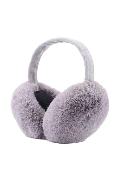 KİDSLİNE Foldable Cold Protective Furry Plush Earmuff
