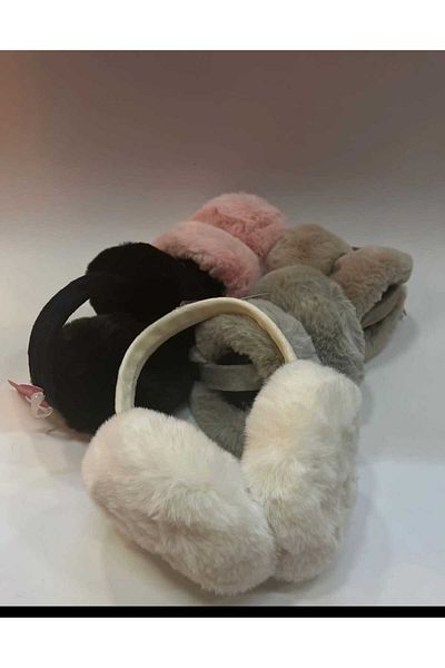 KİDSLİNE Foldable Cold Protective Furry Plush Earmuff