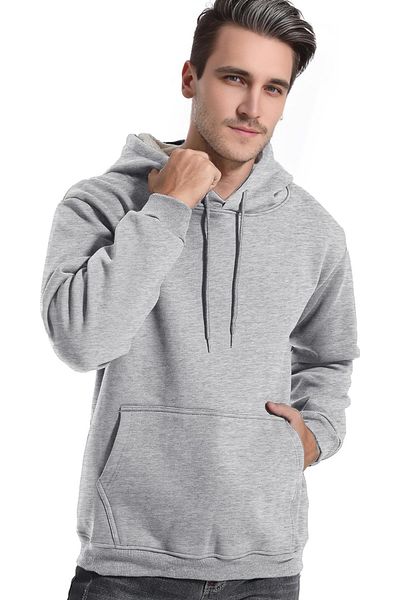 GHASSY CO. Ghassy Co. Men's Ultra Thermal Hooded Sherpa Lined Kangaroo Pocket Sweatshirt