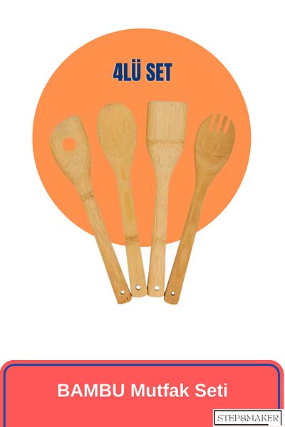 Step and Maker Set of 4 Serving Tongs Spatula Spoon