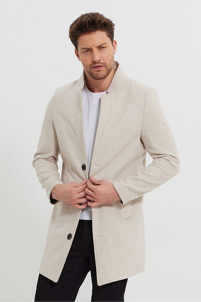 Mens tan deals coat