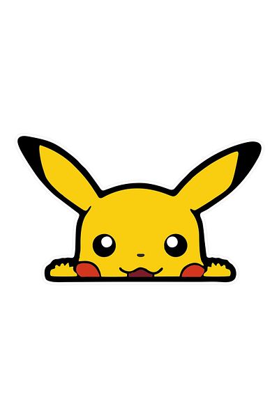 Quart Aksesuar 14 X 8,5 Cm Autocolant Pokemon Pikachu Laptop Oto Motor Autocolant