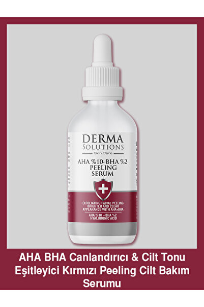 DermaSolutions Aha & Bha Canlandırıcı & Cilt Tonu Eşitleyici Kırmızı Peeling ...