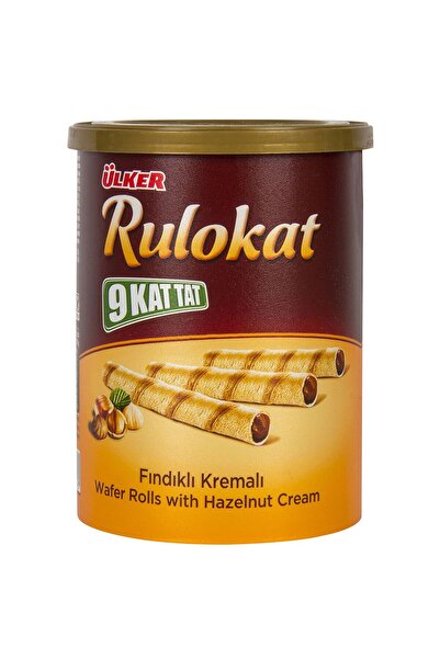 Ülker 9 Kat Tat Rulokat Fındıklı Rulo Gofret 170 Gr