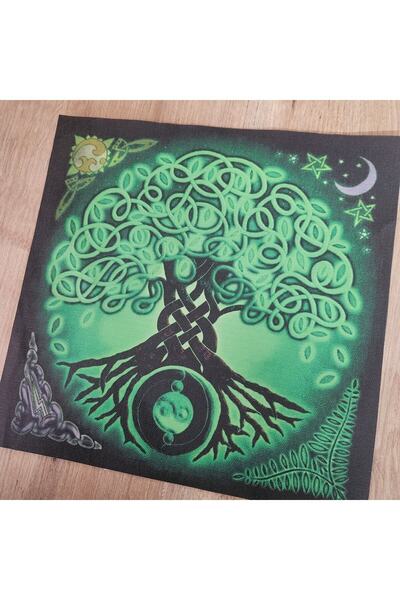 fırsatlar diyarı شجرة الحياة التارو قماش المذبح / غطاء التارو