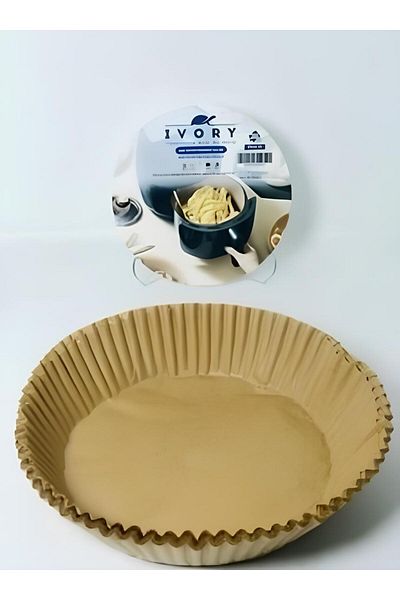 Gondol Ivory, Paper Air Fryer Baking Mold 20 Cm Round