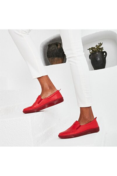 Celal Gültekin 4035 Kadın Günlük Ayakkabı Kırmızı