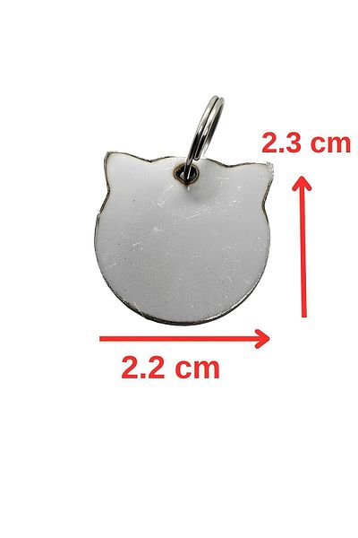 hebmeyy Stainless Cat Kopek Pattern - Gold Grey & Necklace & Imprint & Pendant Design