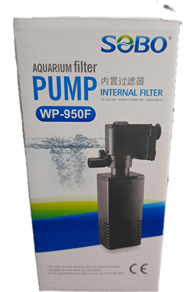 Sobo WP-950F Akvaryum İç Filtre 500 Lt/h 6 W pett745-WP-950F
