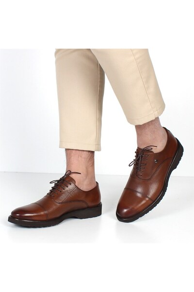 Celal Gültekin Taba Bağcıklı Erkek Deri Ayakkabı 639 209-16545