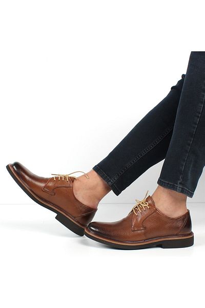 Celal Gültekin Tan Men's Leather Shoes 162 203-16545