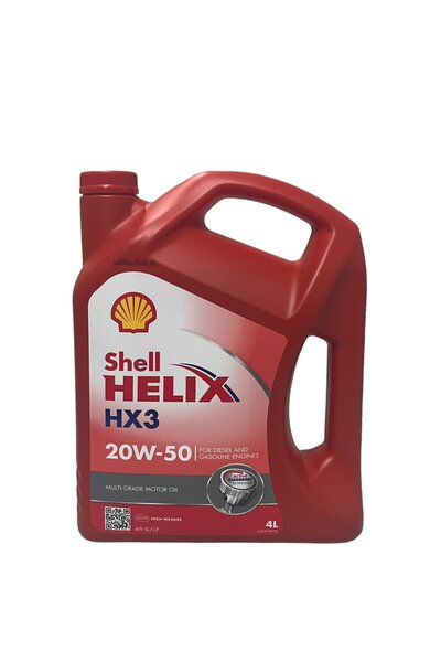 SHELL Helix HX3 20W-50 Motor Yağı 4 Litre