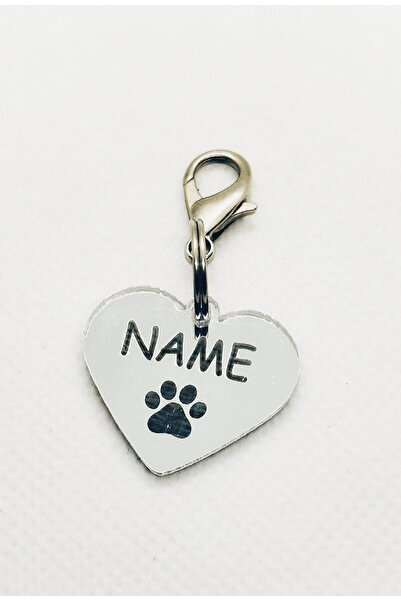 hebmeyy Kedi Köpek Künyesi, Kedi Köpek Kalp Isimlik, Tasmaya Takılan Isimlik,...