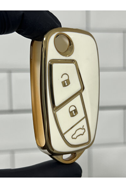 BARKAS ELEKTRONİK فيات فيورينو لينيا بونتو حافظة مفاتيح نانو بيضاء