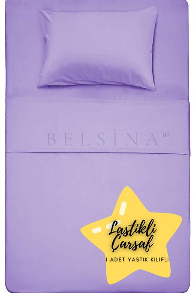 Belsina Home طقم ملاءات مطاطية طبيعية فردية (100x200 سم)