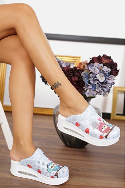 BLUMSABOTERLİK Mavi Baykuş Kadın Air Max Tam Ortopedik Anatomik Hastene, Dokt...