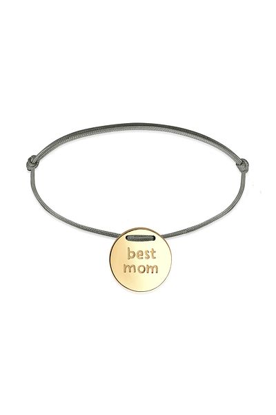 ELLI Muttertag-Armband aus 925er Silber – Best Mom Nylon-Trend