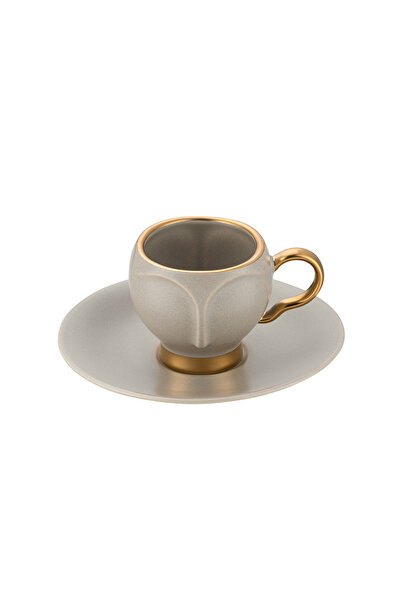İSTANBUL PORSELEN Derya Set of 2 Coffee Cups Cream 100 ml