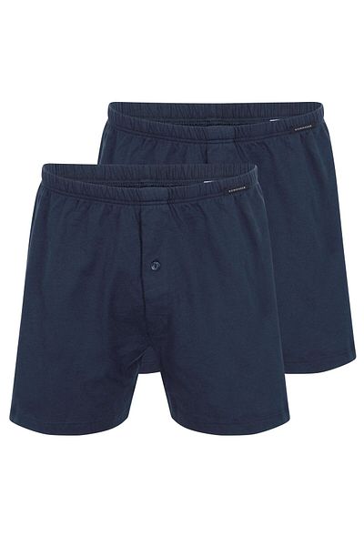 Schiesser 2er-Pack Einzel-Jersey-Boxershorts