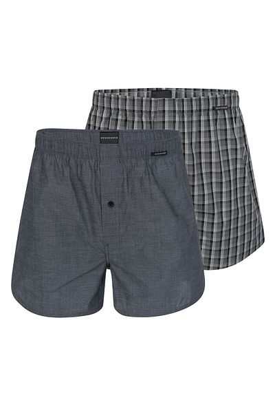 Schiesser 2er-Pack Web-Boxershorts