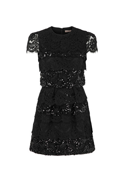 Machka Kadın Siyah Elbise