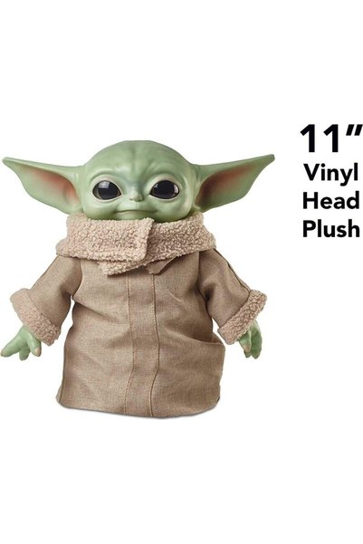 Star Wars Grogu Kids Plush Figure - Mandalorian Ultra Luxury Yoda Toy