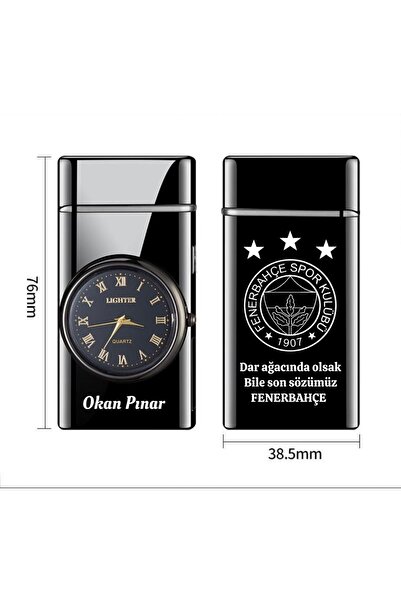 hızıroğulları Sevgiliye Özel Isimli Turbo Saatli Pürmüz Çakmak