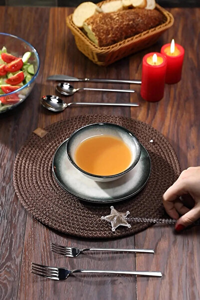 Sensoria Boncuk detaylı Mika Tuzluk Biberlik Tarçınlık Baharatlık 3 Adet