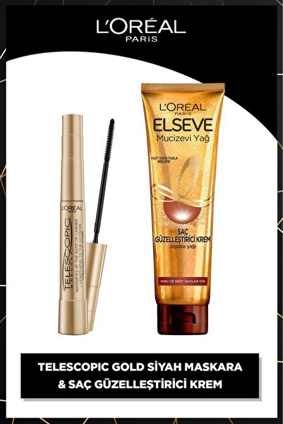 L'Oreal Paris Telescopic Mascara & Elseve Miraculous Oil Hair Beautifying Cre...