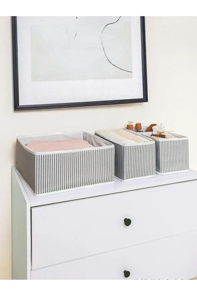 Smyak Alas 4-Piece Drawer Organizer Organizer Laundry Storage Set