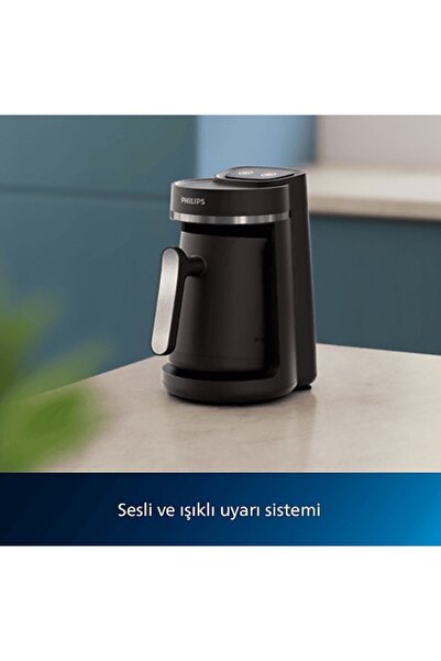 Philips 5000 Serisi Türk Kahve Makinesi HDA150/61 Siyah Gümüş