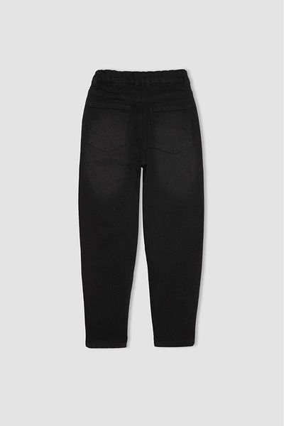 Hzmis Unisex Kids Black Fit Jean Pants