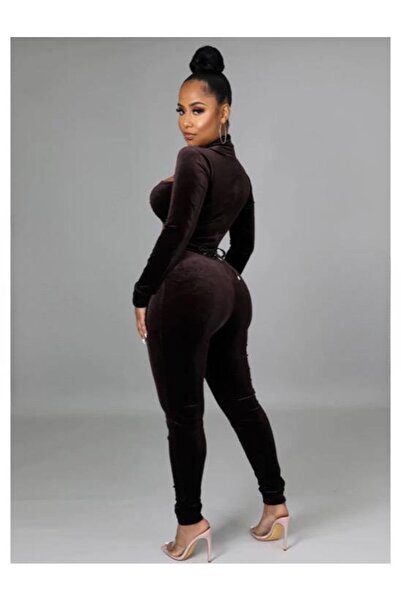 hipnoz butik Kadife Kadın Tulum