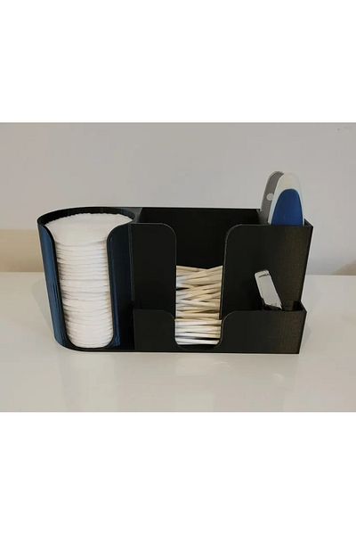 MSD DESİGN COTTON AND EARSTICK ORGANIZER ROUND COTTON STYLISH DESIGN