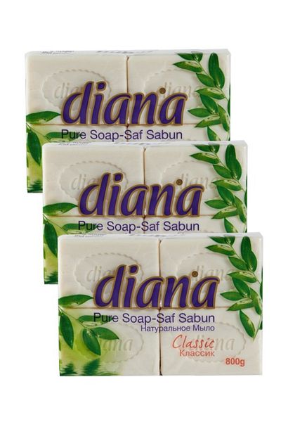 Diana قالب صابون أبيض ديانا 800 GRX3 قطع