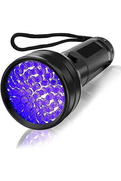 TAREZ Ultraviyole Fener, Mor Işık Uv El Feneri 51 Led , 395 Nm Uv El Feneri
