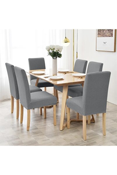 Bemrax Lastikli Piti Kare, Esnek Sandalye Kılıfı