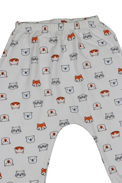 Melekpare Baby Girl Boy Pajama Bottoms Trousers Without Booties Oversize Shalwar Type 100% Cotton Soft Fabric