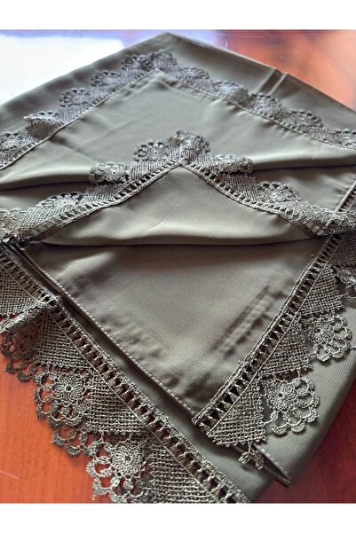 Dantelux Ready-made Embroidered Prayer Head Cover, Embroidered Cheesecloth