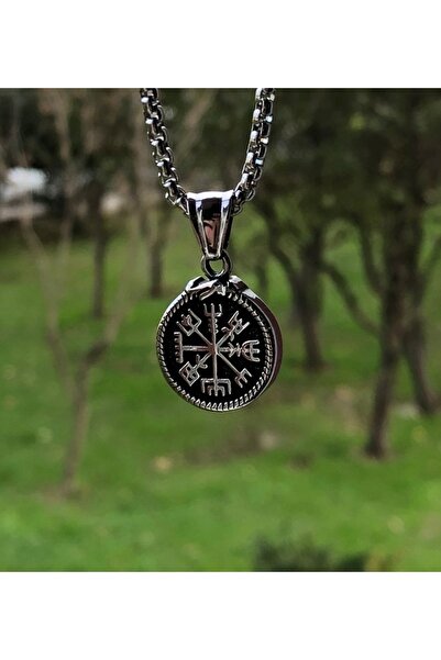 Viking Küçük Boy İskandinav Figürleri Nordik Sembollü 316L Çelik Paslanmaz & ...