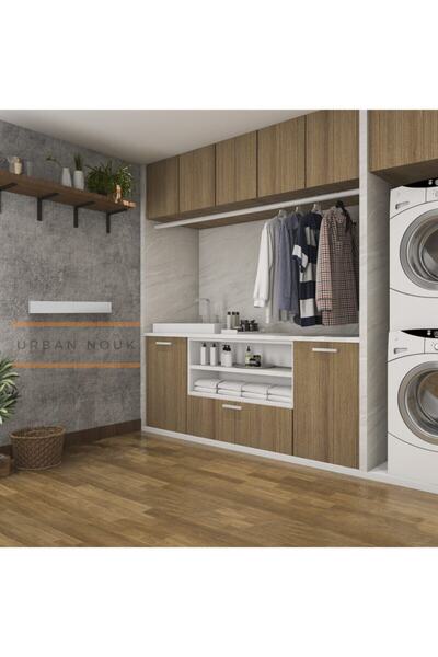 woodhub Kurutmalık Çamaşır Askısı - Duvara Monte Çamaşırlık - Patentli Tasarı...