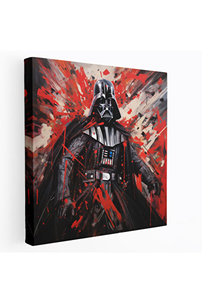 PaintedAnarchy Darth Vader Wall Decoration - Art Canvas, Abstract Expressionism
