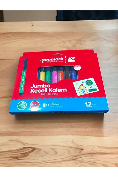 SEYFİKİRTASİYE SUPER WASHABLE JUMBO NIB PAINTING PEN 12 COLORS 3-5 MM NIB