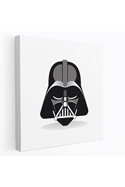 Generic Brand Darth Vader Canvas Painting, Minimalist Helmet, Darth Vader, Wa...