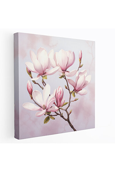 PaintedAnarchy Manolya Duvar Sanatı: Suluboya İllüstrasyonu, Manolya, Sakin P...