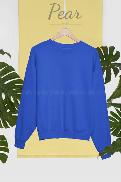 Pear Wear Φούτερ Unprinted Crew Neck Oversize