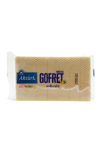 Aktürk Vanilyalı Gofret 28'li 200 GR
