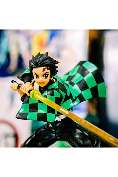 Fillikutum Demon Slayer Aksiyon Figürü İblis Avcısı Tanjiro Kamado Kimetsu No Yaiba Figür 15 Cm